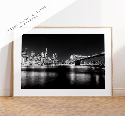 New York Skyline Print - NYC Photography Print - New York City - Prints or Framed Prints available - New York City Wall Art - Landscape