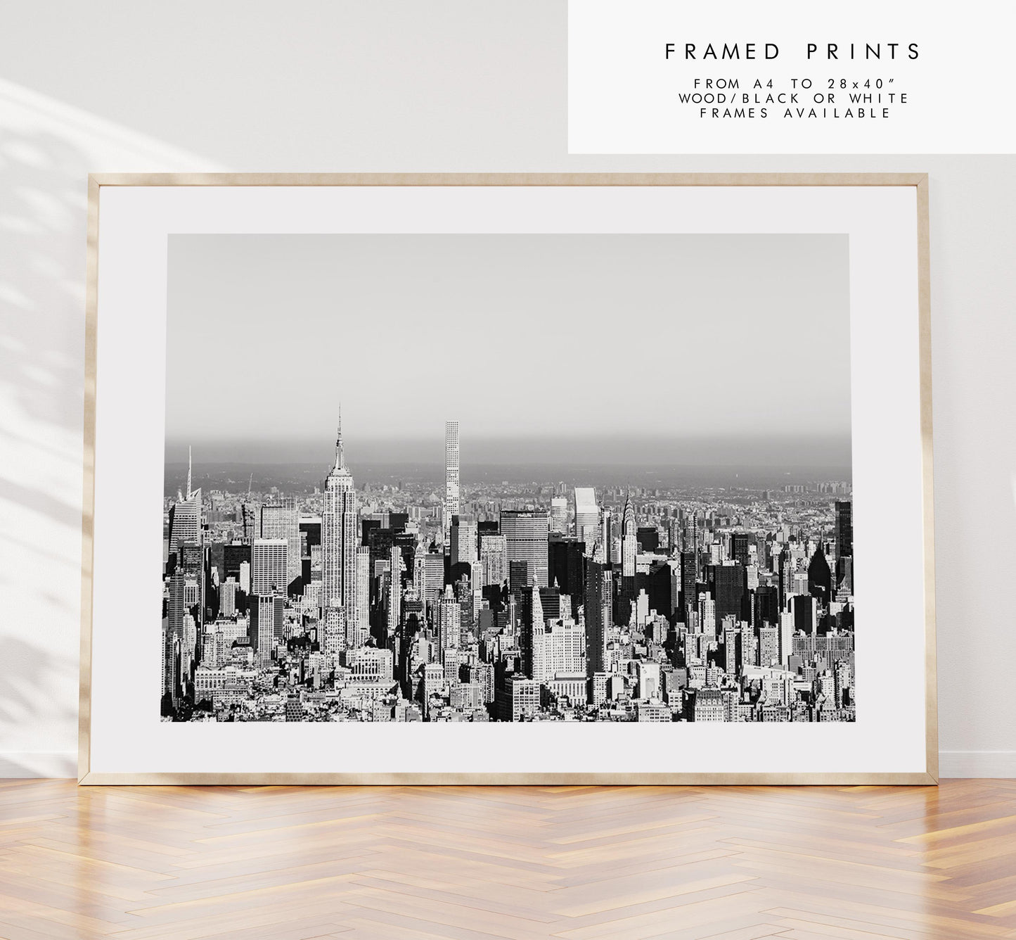 New York Skyline Print - NYC Photography Print - New York City - Prints or Framed Prints available - New York City Wall Art - Landscape