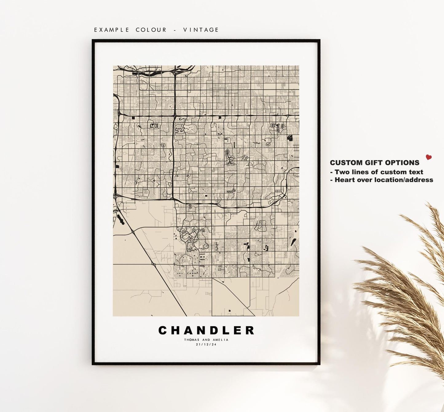 Chandler Map Print - City Map Poster - Map Art - USA City Maps - Chandler Print - Chandler Poster - Minimalist City Map - Arizona