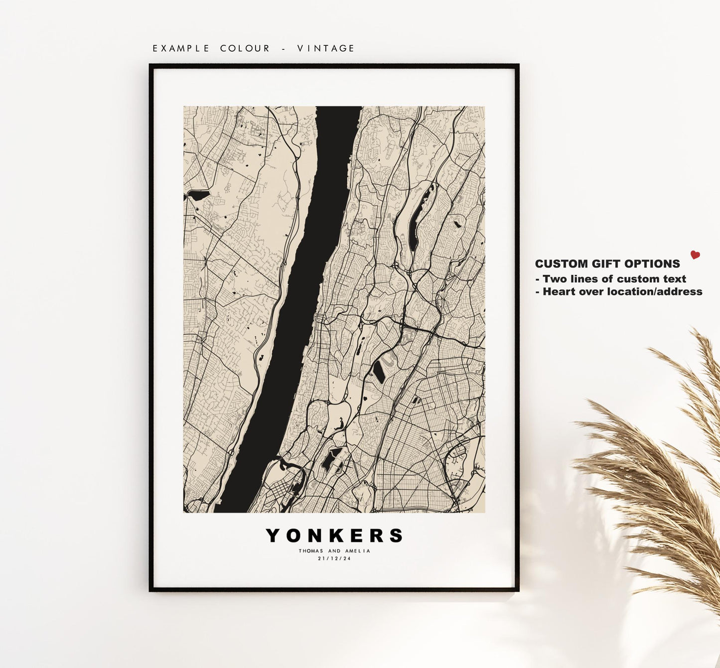 Yonkers Map Print - City Map Poster - Map Art - USA City Maps - Yonkers Print - Yonkers Poster - Minimalist City Map - New York