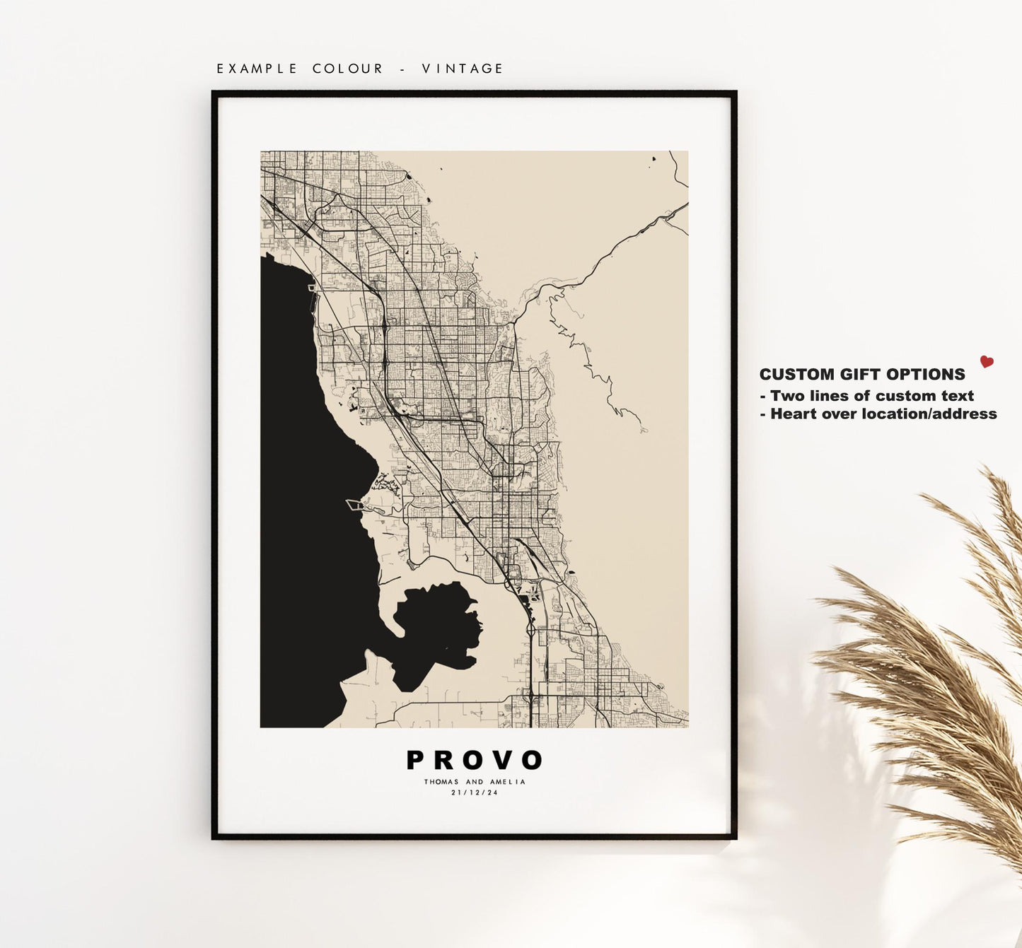 Provo Map Print - City Map Poster - Map Art - USA City Maps - Provo Print - Provo Poster - Minimalist City Map - Utah