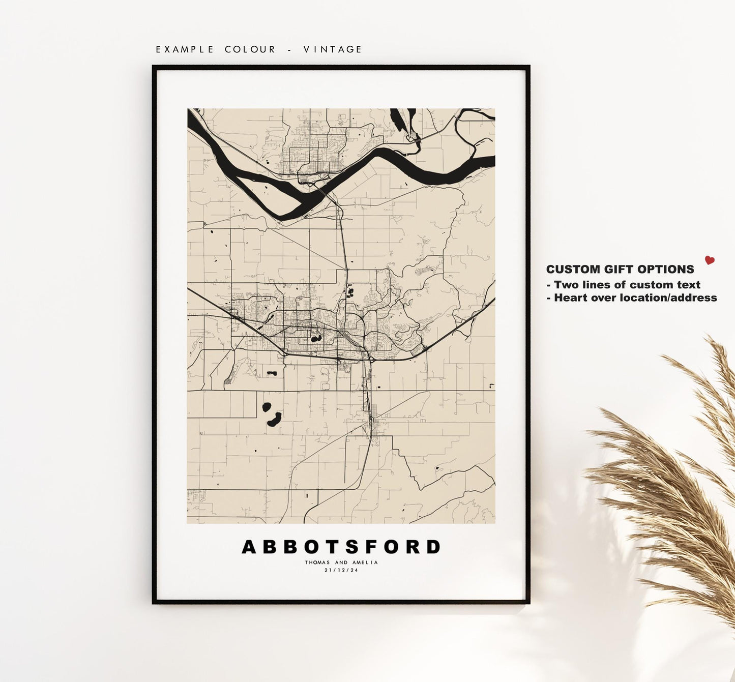 Abbotsford Map Print - City Map Poster - Map Art - Map Wall Art - Canada City Maps - Abbotsford Print - Test Poster - Minimalist City Map